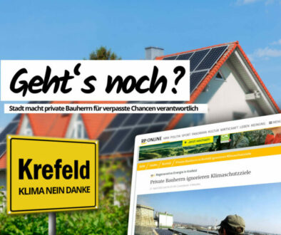 Bauherren ignorieren Klimaschutzziele in Krefeld